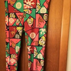 Lularoe Christmas 27 Leggings Deanne 